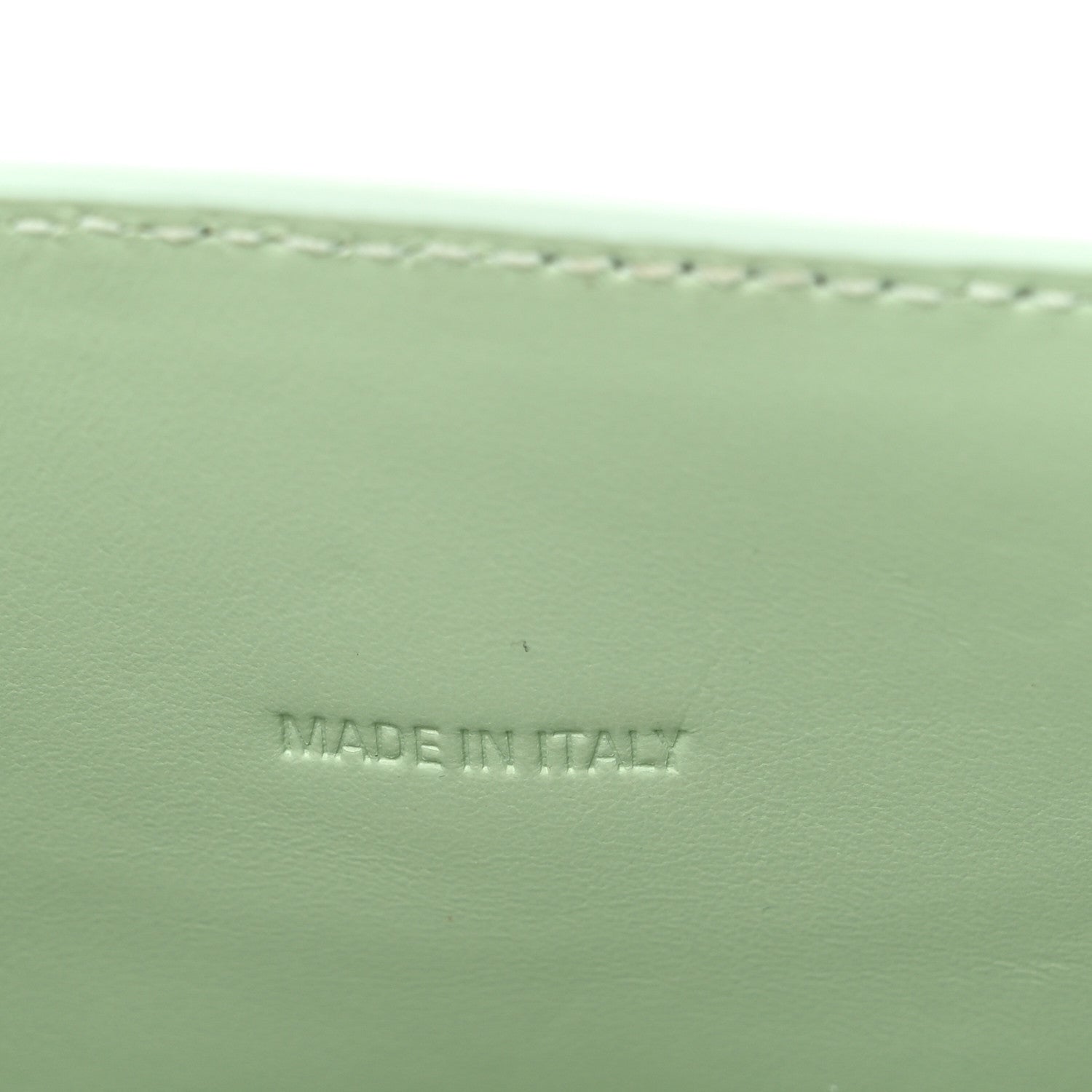 Balenciaga Shiny Calfskin Crocodile Embossed Hourglass Top Handle Bag XS Light Green 7 of 11
