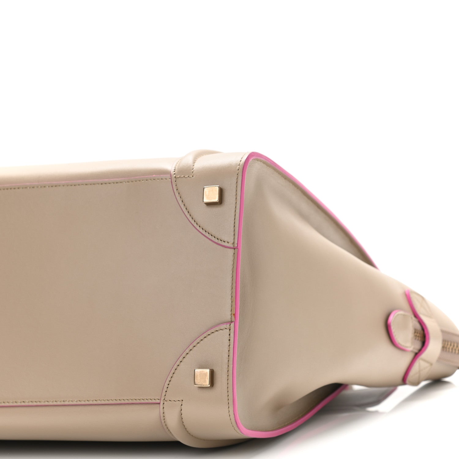 Celine Smooth Calfskin Mini Luggage Beige 9 of 10
