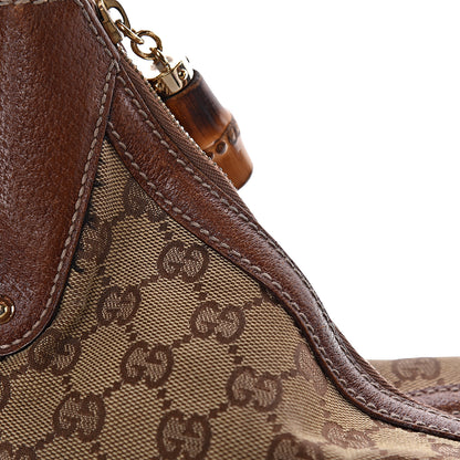 Gucci Monogram Bamboo Ring Hobo Brown 15 of 17