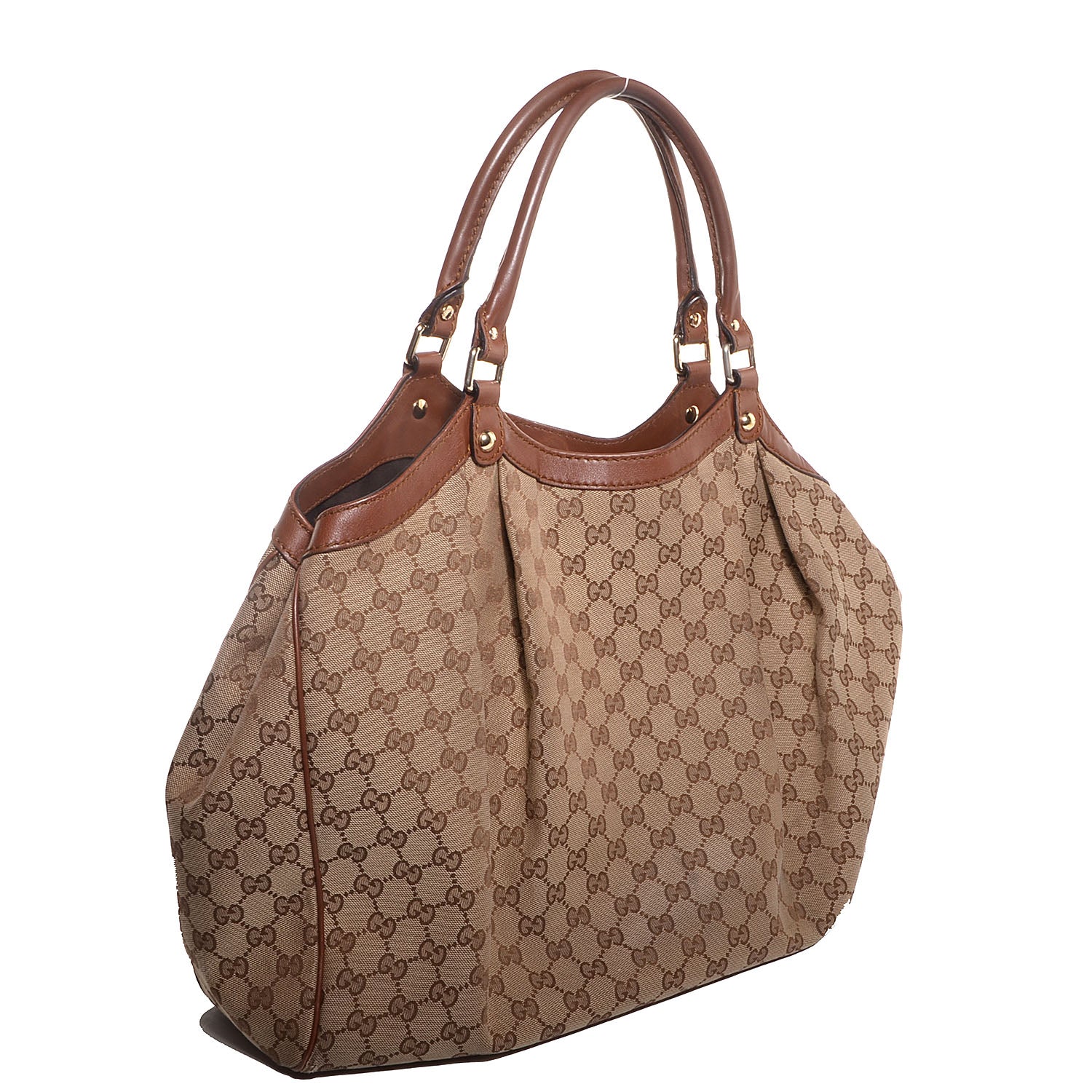 Gucci Monogram Large Sukey Tote Brown 3 of 9