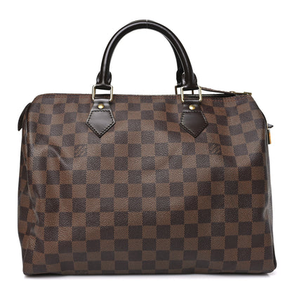 Louis Vuitton Damier Ebene Speedy 30 1 of 9