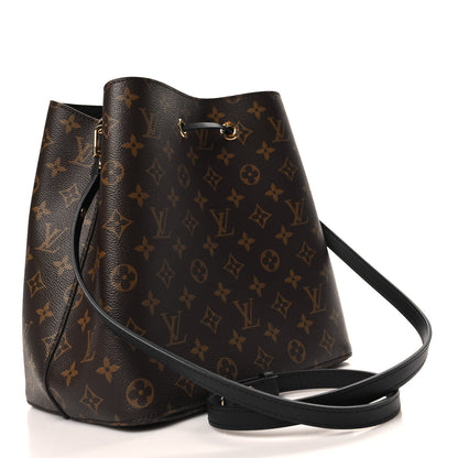 Louis Vuitton Monogram Neonoe MM Black 3 of 11