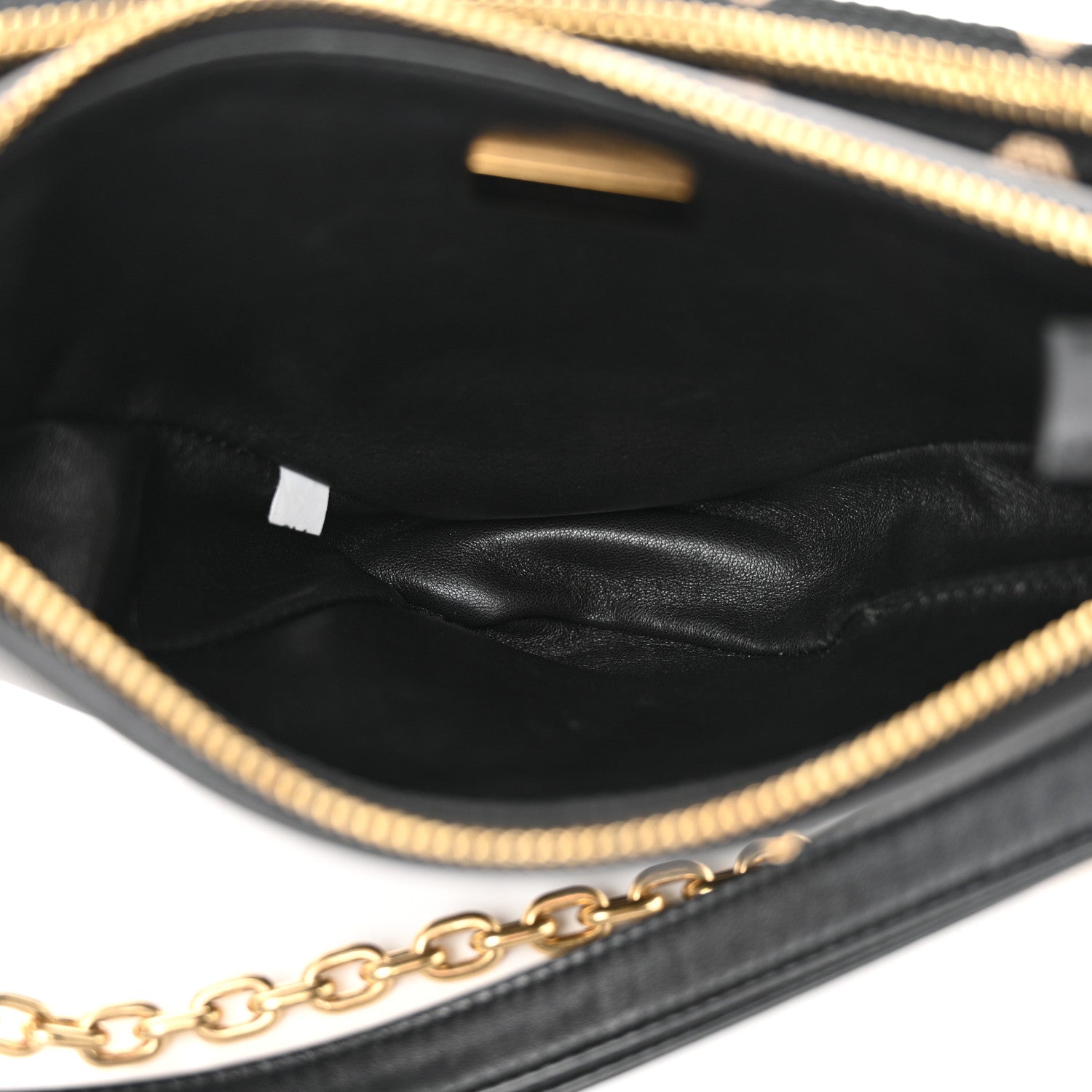 Prada Jacquard Calfskin Triangolo Symbole Embroidered Mini Triangle Double Bag Black Corda 6 of 11