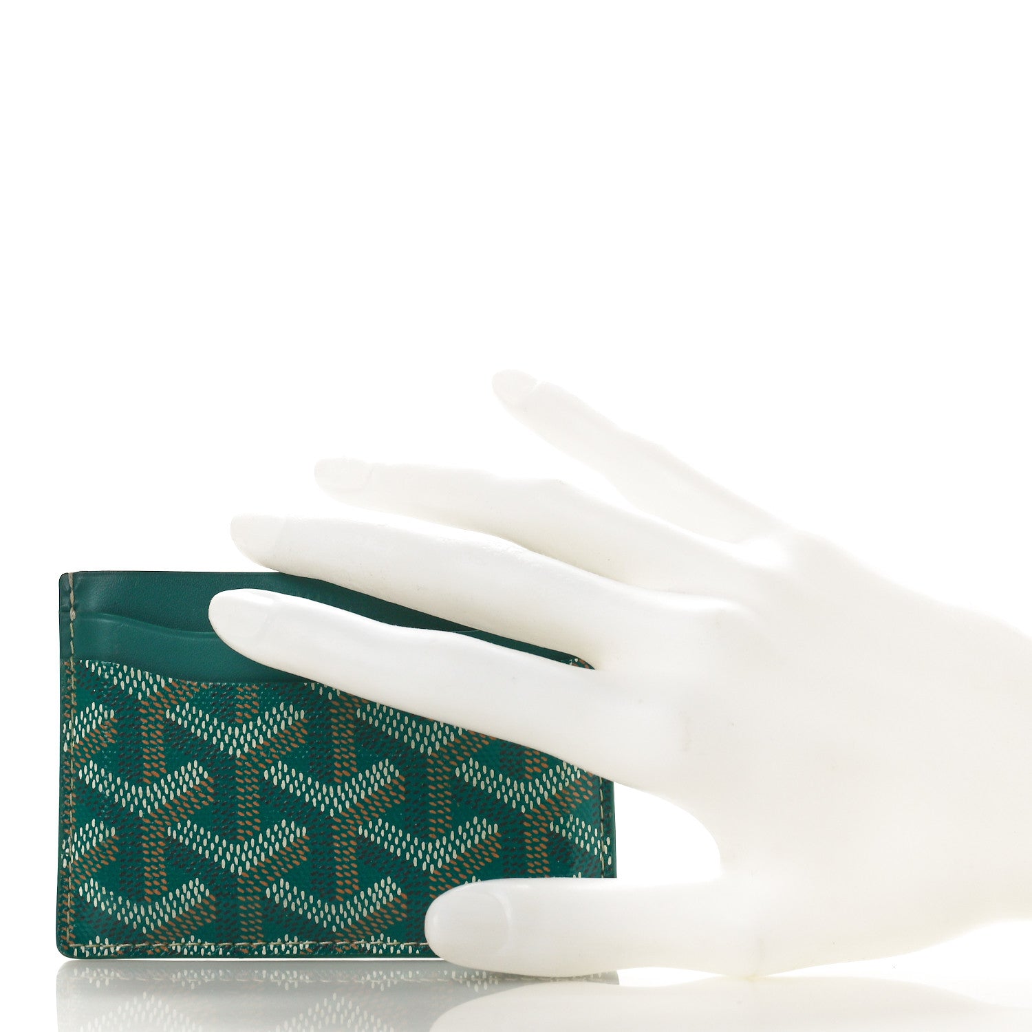 Goyard Goyardine Saint Sulpice Card Holder Green 2 of 9