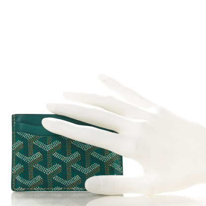 Goyard Goyardine Saint Sulpice Card Holder Green 2 of 9