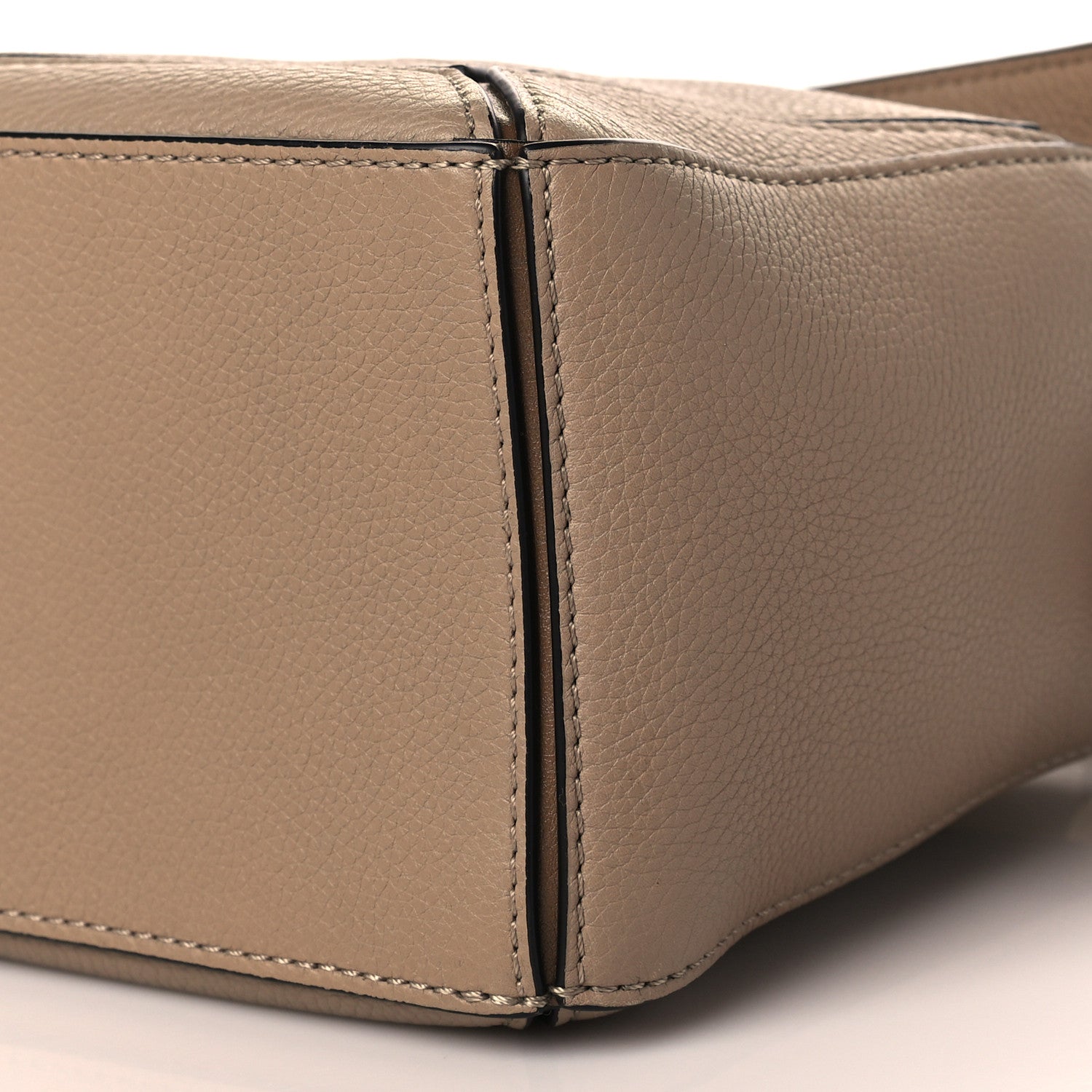 Loewe Grained Calfskin Small Puzzle Bag Sand Mink 10 of 10