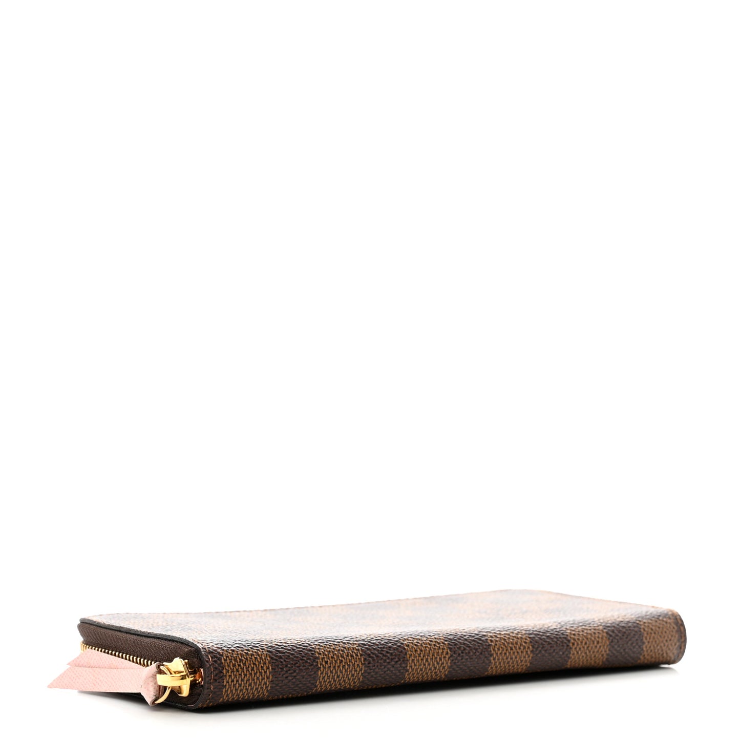 Damier Ebene Clemence Wallet Rose Ballerine