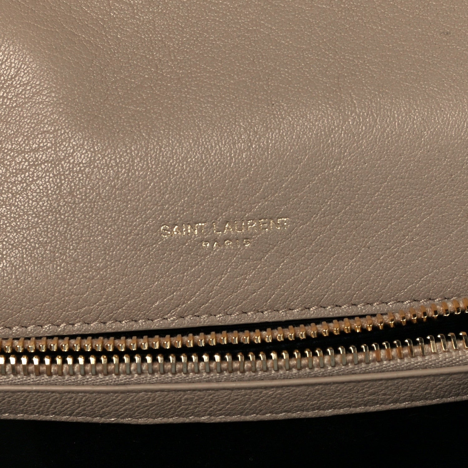 Saint Laurent Sheepskin Matelasse Chevron Monogram Medium College Bag Dark Beige 6 of 11