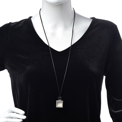 Mikimoto Stainless Steel Floating Pearl Watch Pendant Necklace 2 of 8