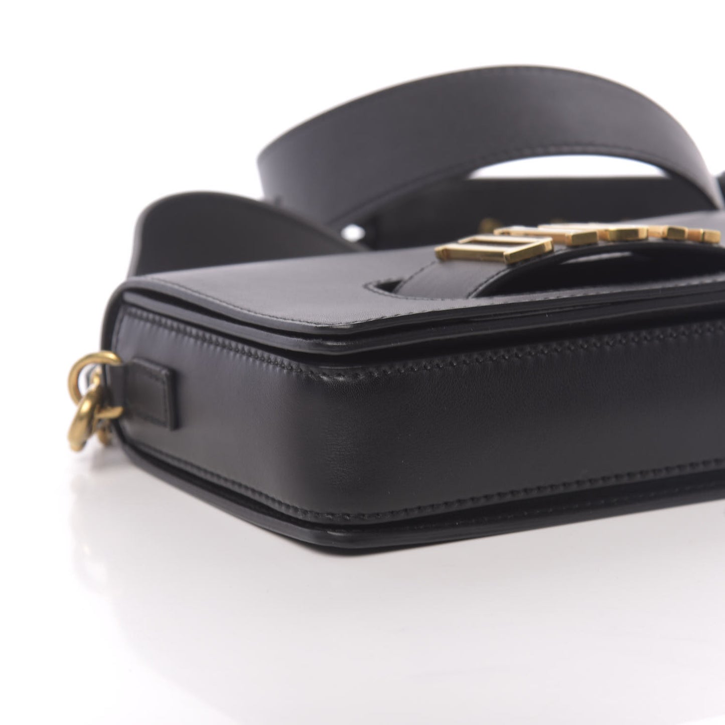 Smooth Calfskin Dio(r)evolution Flap Bag Black