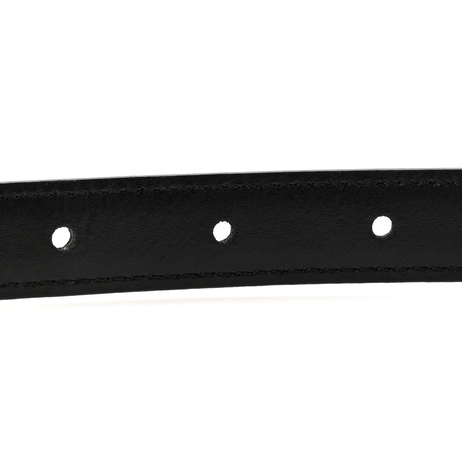 Celine Box Calfskin Medium 25mm Triomphe 80 32 Belt  Black 4 of 6