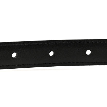 Celine Box Calfskin Medium 25mm Triomphe 80 32 Belt  Black 4 of 6