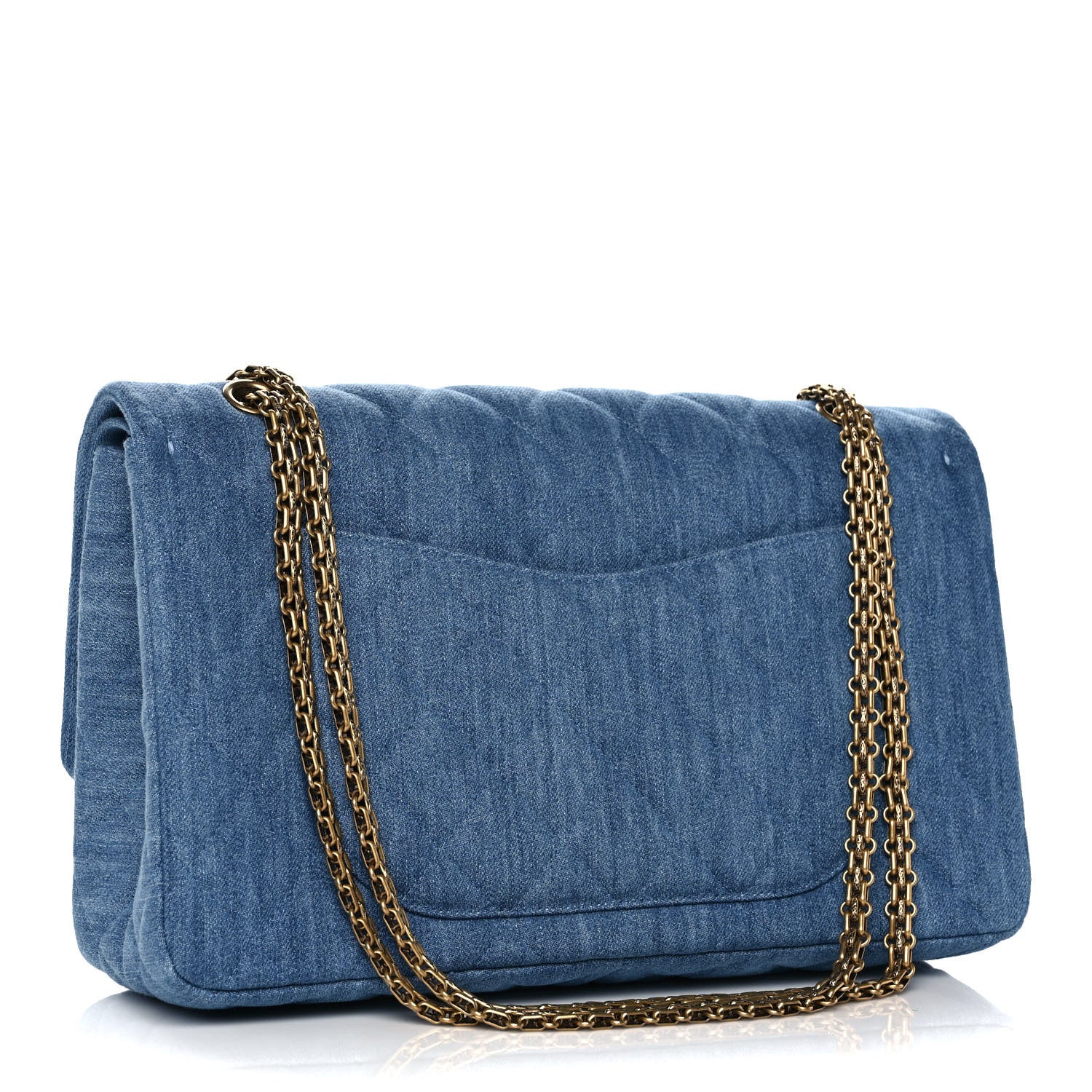 Chanel Denim Quilted 2.55 Reissue 227 Flap Blue 3 of 12
