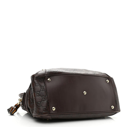 Gucci Guccissima Large Wave Boston Dark Brown 3 of 12