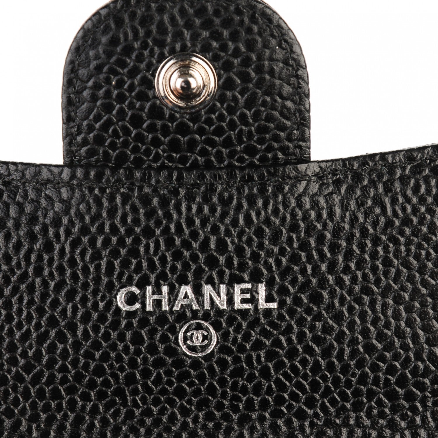 Chanel Caviar Quilted Flap Card Holder Black 5 of 8