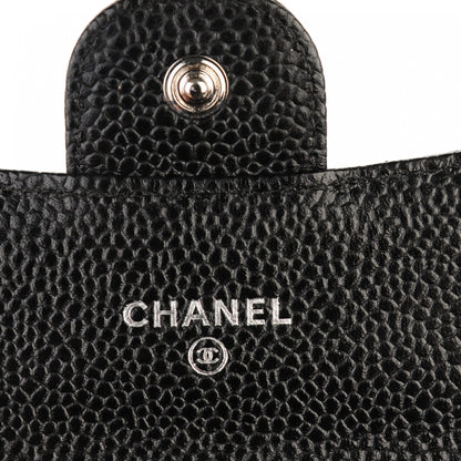 Chanel Caviar Quilted Flap Card Holder Black 5 of 8