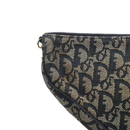 Christian Dior Monogram Mini Saddle Pochette Navy 13 of 13