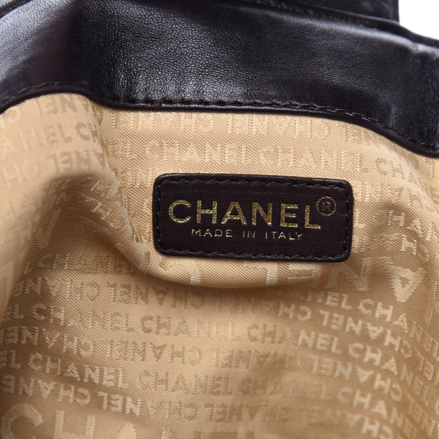 Suede Accordion Flap Brown