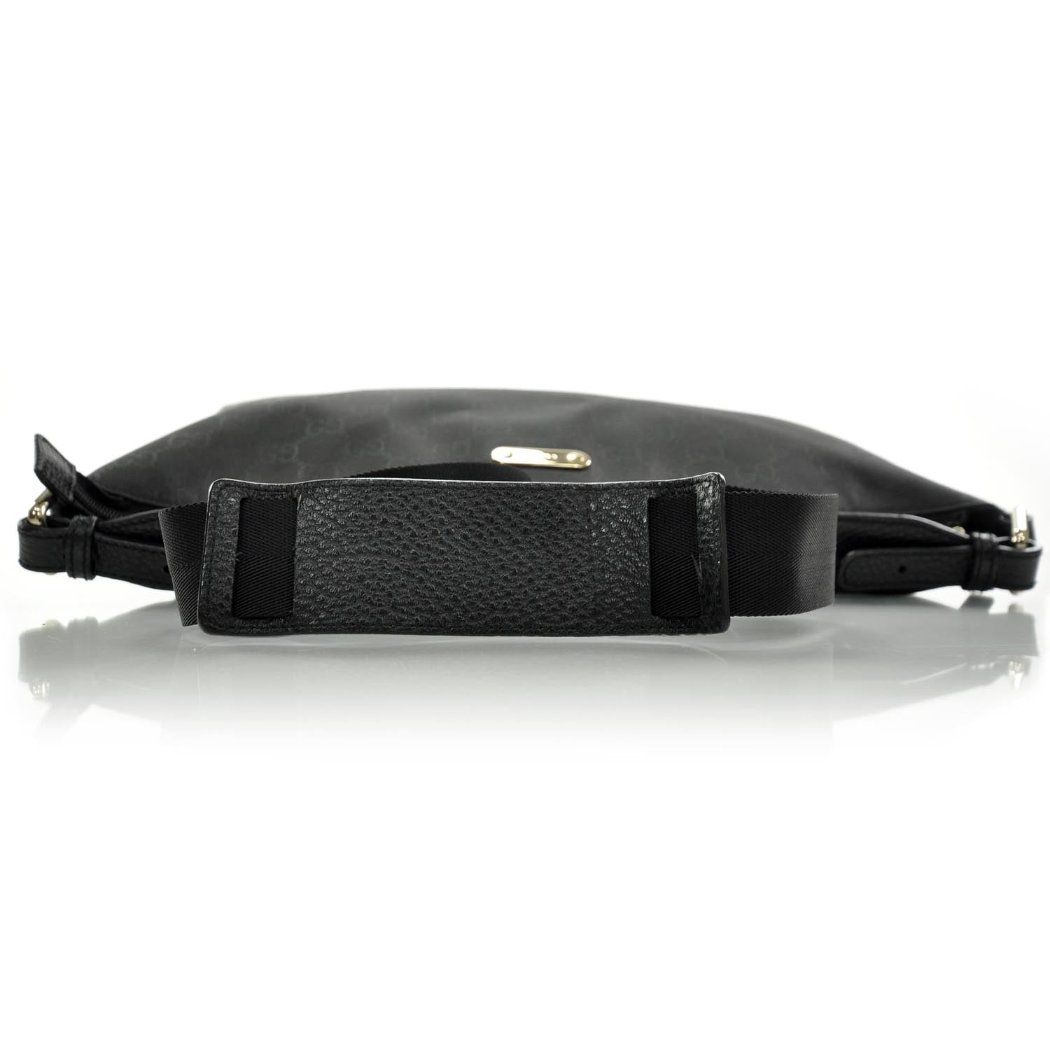 Gucci Nylon Monogram Messenger Bag Black 4 of 11