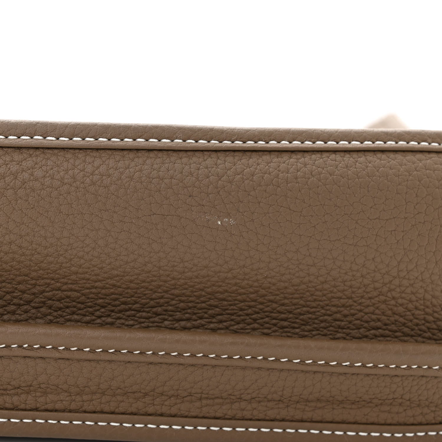 Hermes Taurillon Clemence Evelyne III PM Etoupe 11 of 12