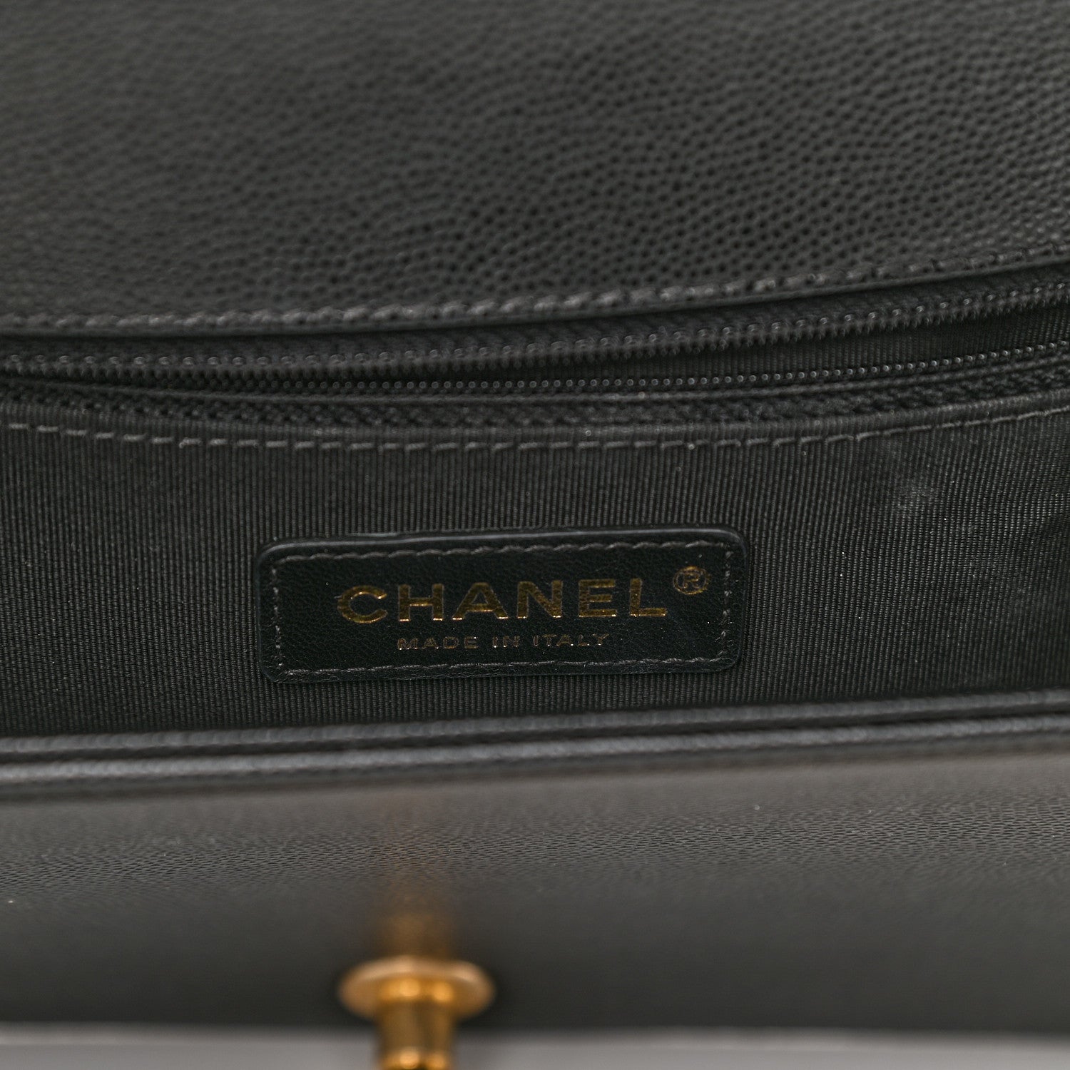 Chanel Caviar Quilted New Medium Boy Flap Black 6 of 10