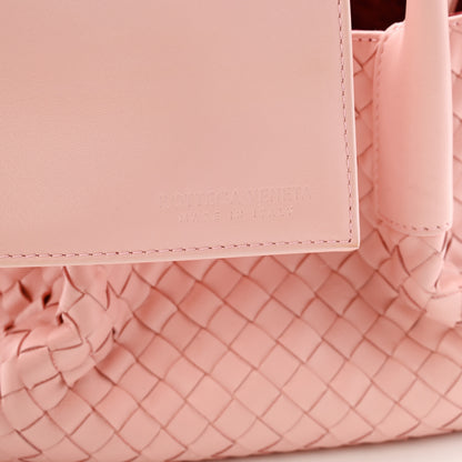 Bottega Veneta Calfskin Intrecciato Small Pinacoteca Tote Rose Barolo 7 of 10