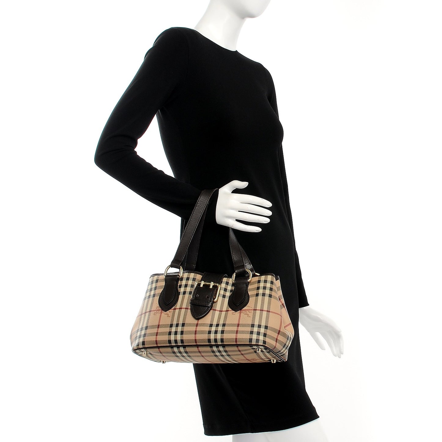 Haymarket Check Eden Tote Chocolate