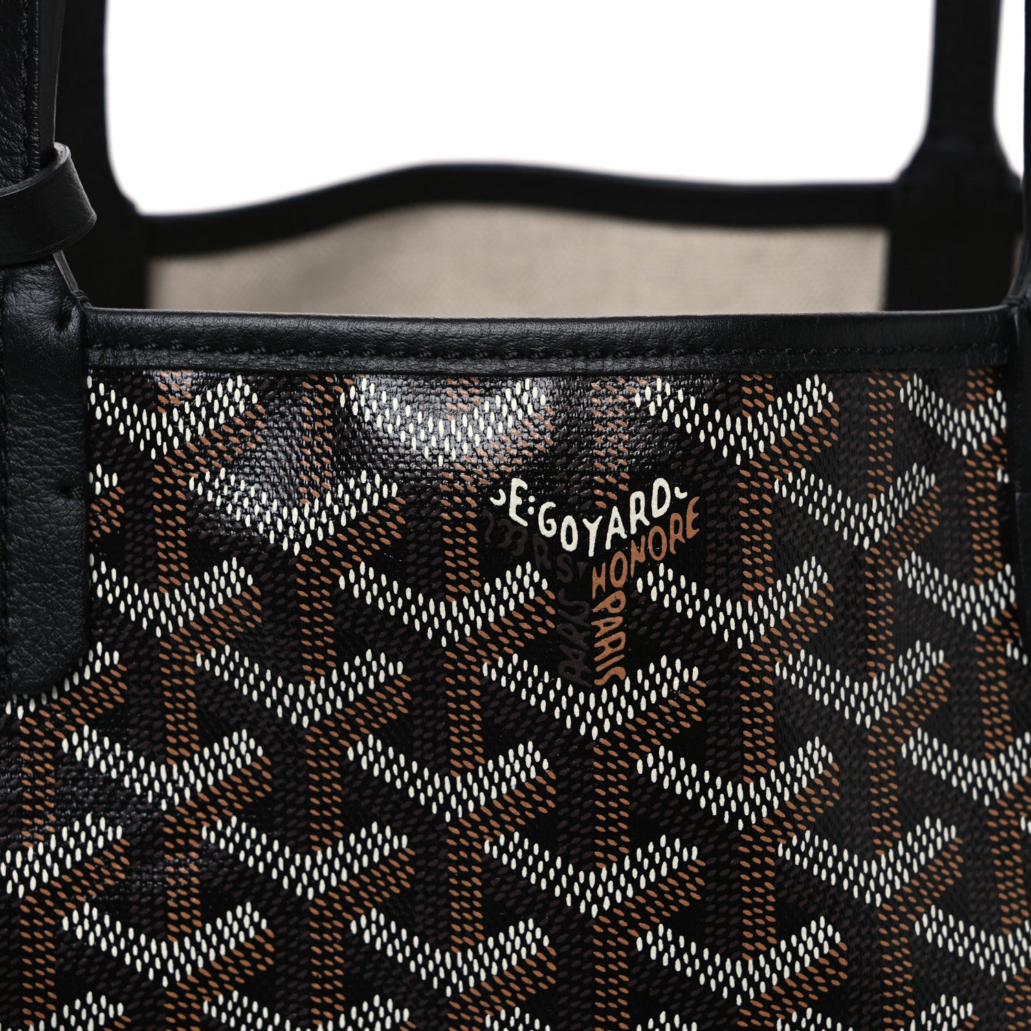 Goyard Goyardine Saint Louis PM Black 8 of 10