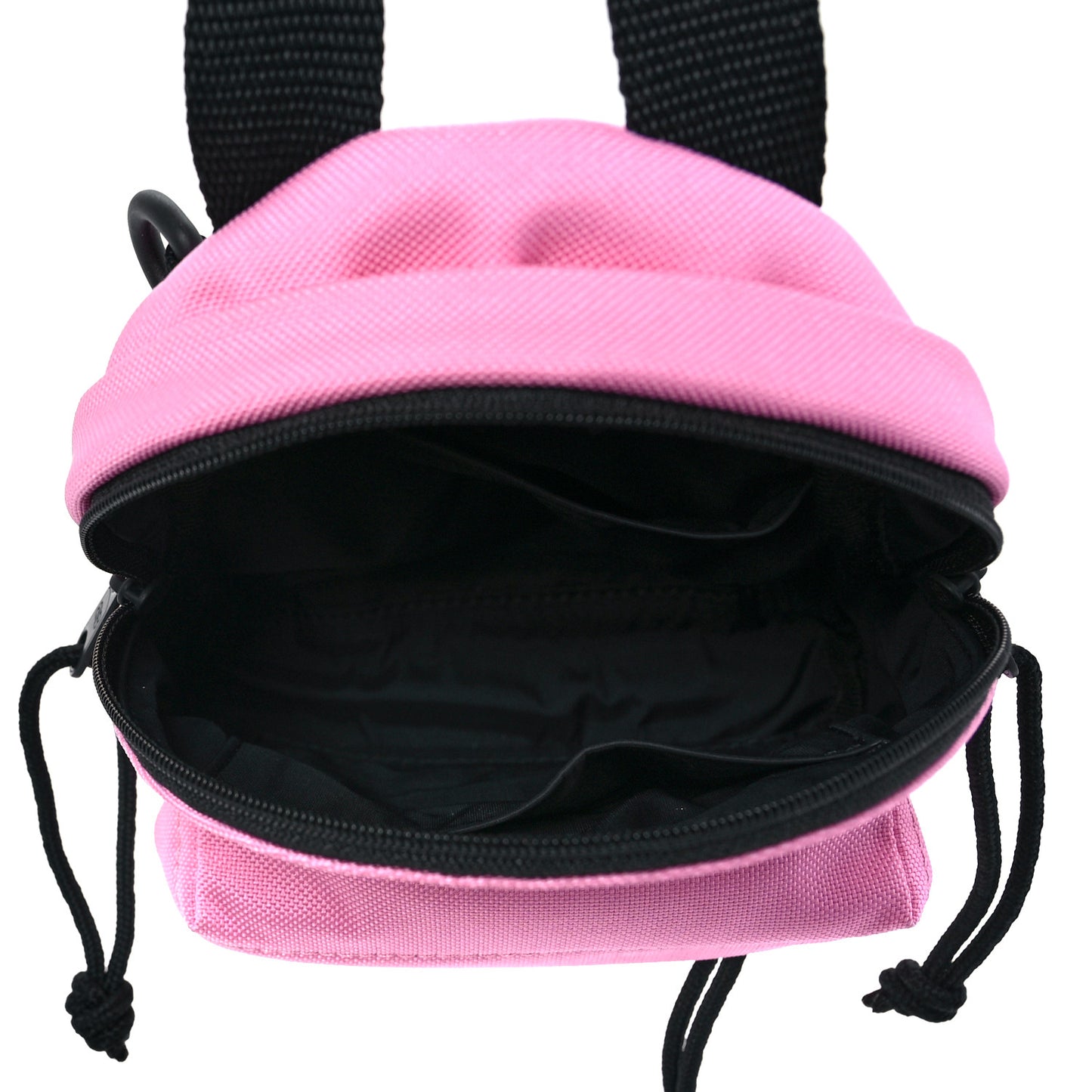 Recycled Casual Nylon Mini Oversized Backpack Pink