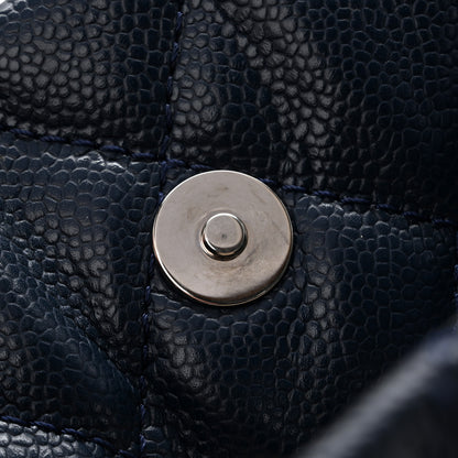 Chanel Caviar Timeless CC Soft Tote Navy Blue 13 of 13