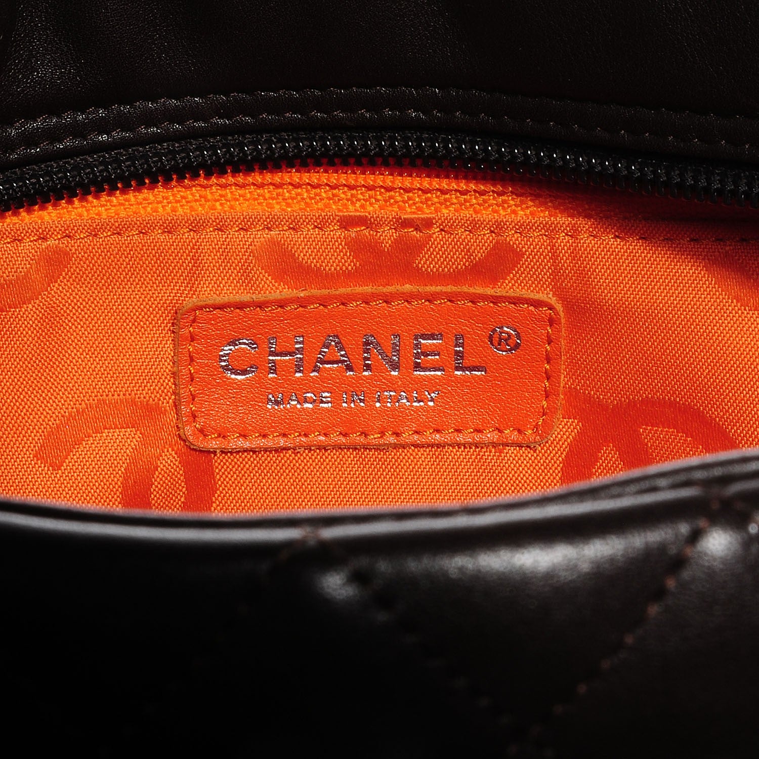 Chanel Calfskin Quilted Small Cambon Multipocket Reporter Brown 5 of 7