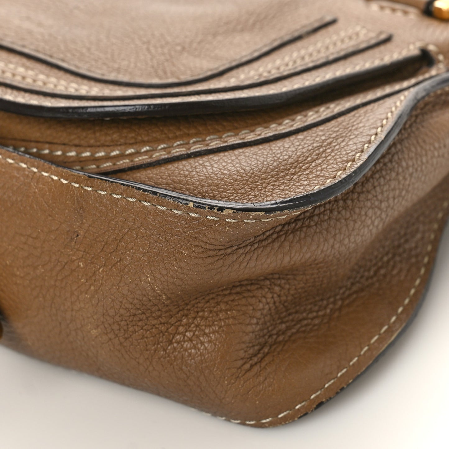 Calfskin Mini Marcie Satchel Nut