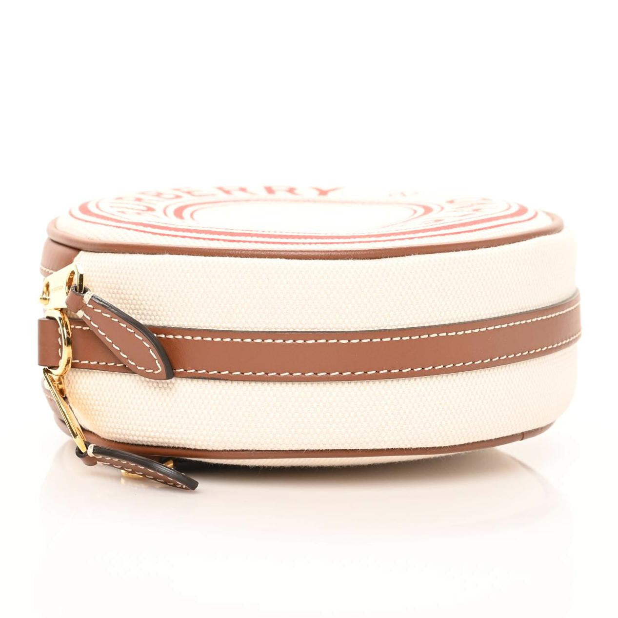 Canvas Calfskin Louise Bag Natural