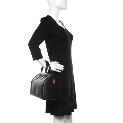 Louis Vuitton Epi Speedy 25 Black 2 of 10