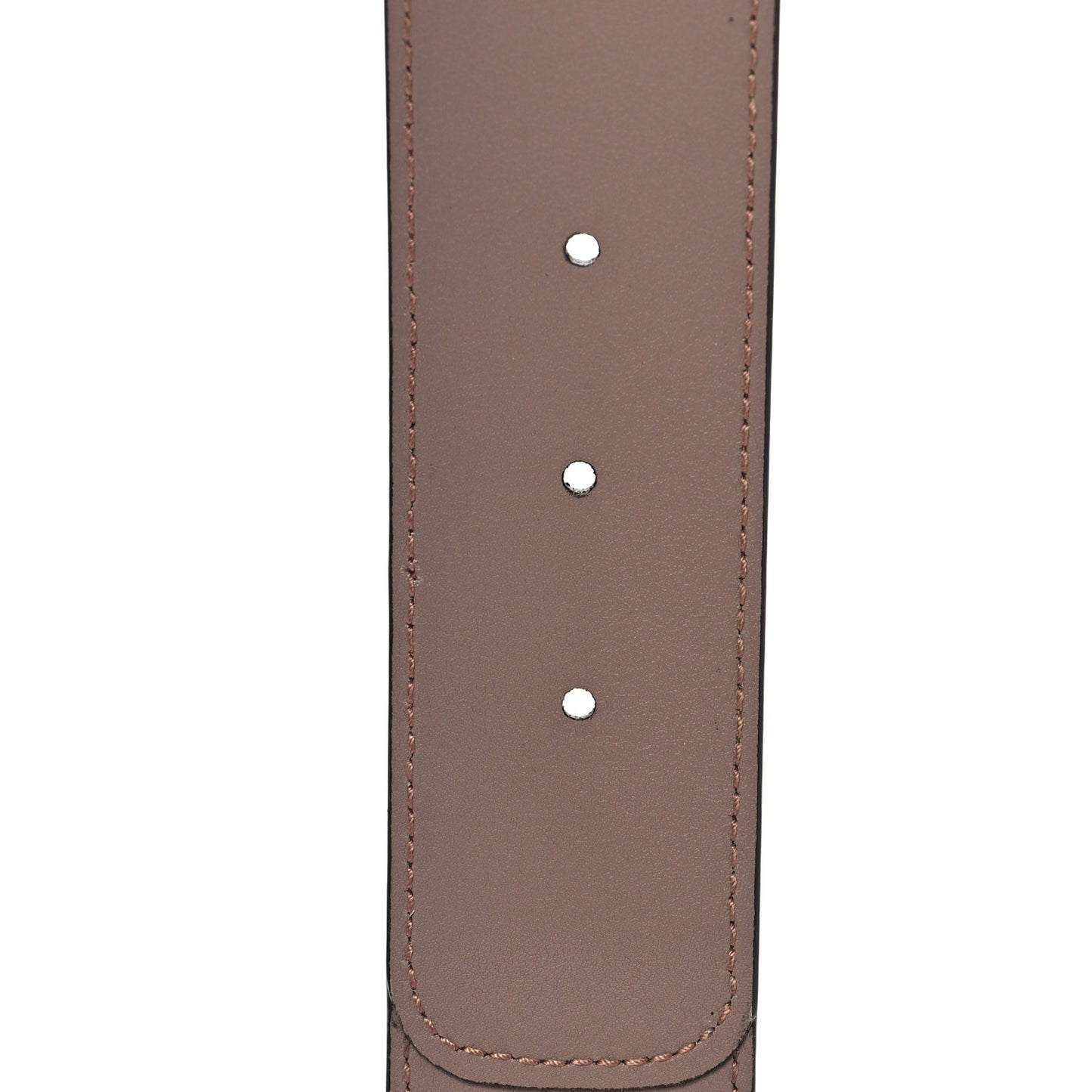 GG Supreme Monogram Matte Plutone Calfskin Double G 40mm Belt 75 30 Beige Ebony Porcelain Rose
