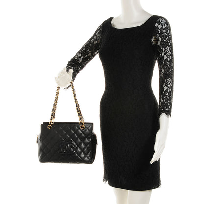 Chanel Caviar Quilted Petit Timeless Tote PTT Black 2 of 7