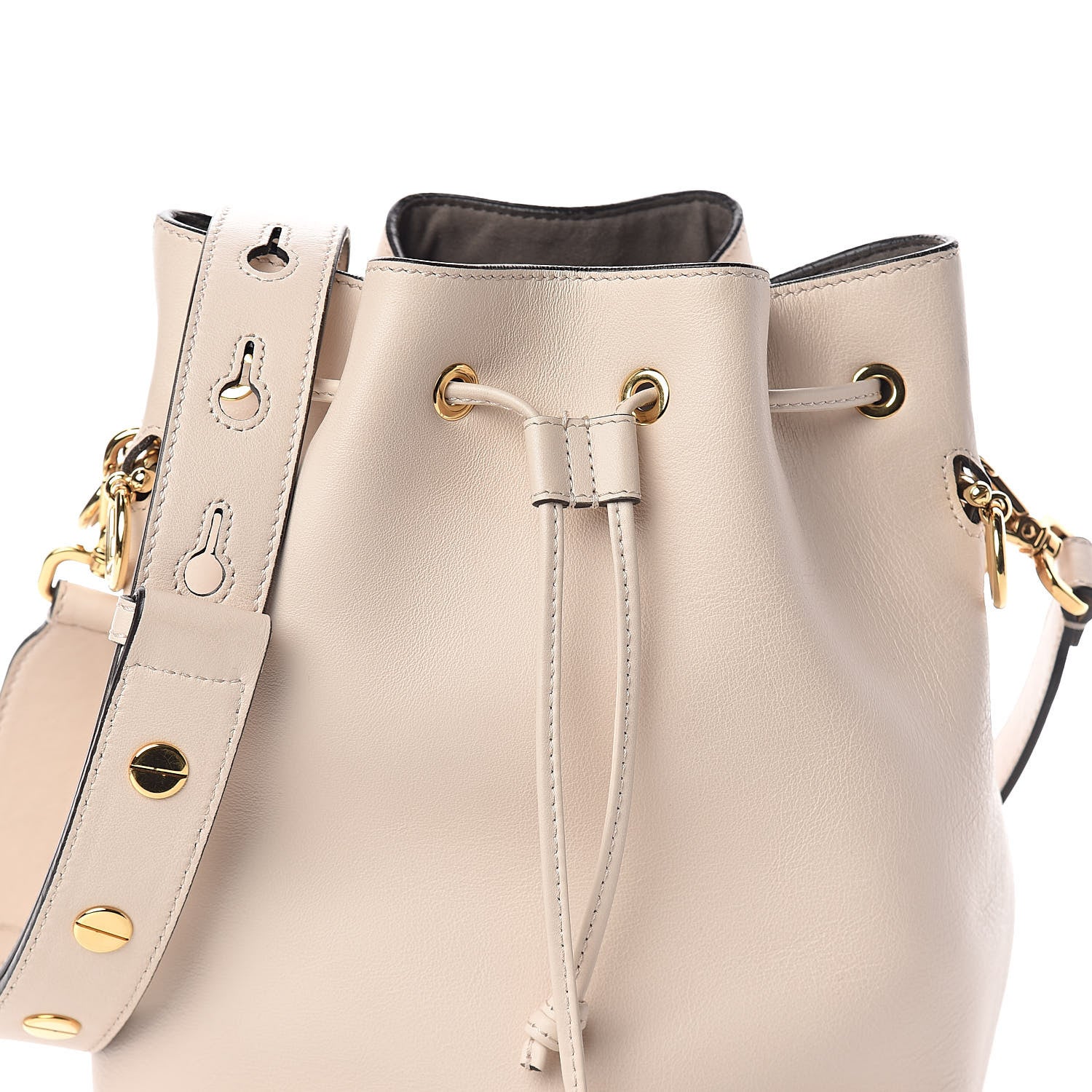 Fendi Vitello Grace Matte F is Fendi Grande Mon Tresor Bucket Bag Camelia 8 of 10