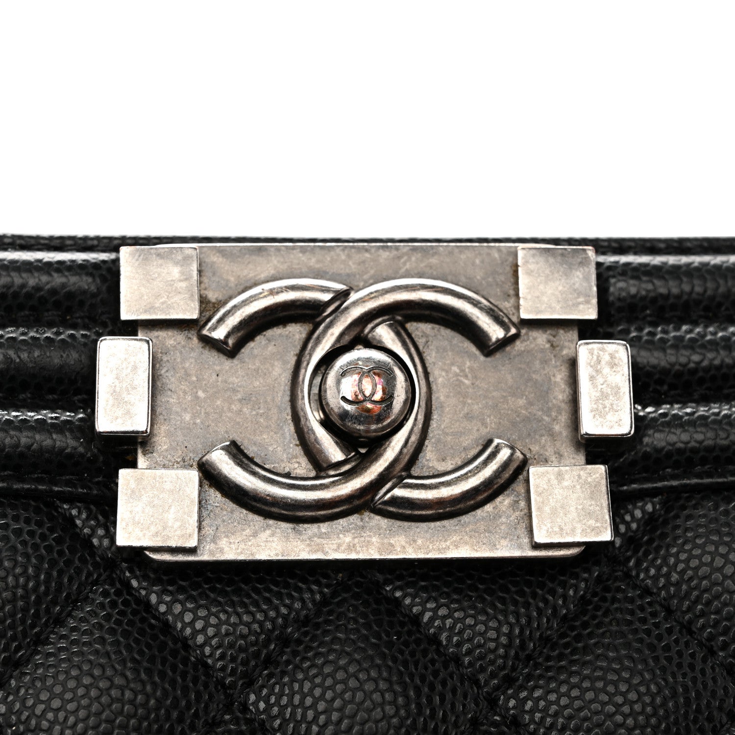Chanel Caviar Quilted Medium Boy Flap Black 11 of 14