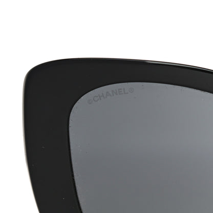 Chanel Acetate Strass Square Sunglasses 5422-B-A Black White 5 of 11