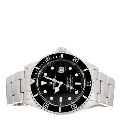 Rolex Stainless Steel 40mm Oyster Perpetual Submariner Date Watch Black 16610 2 of 4