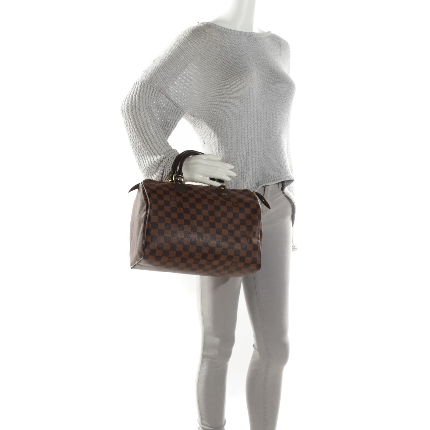 Louis Vuitton Damier Ebene Speedy 30 2 of 8