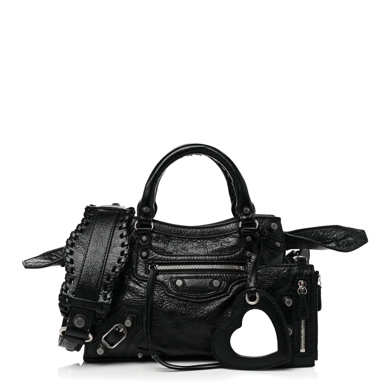 Balenciaga Agneau Arena Neo Cagole Handbag XS Black 1 of 7