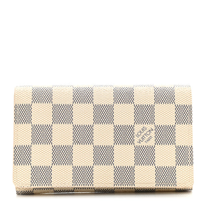 Louis Vuitton Damier Azur Port Monnaie Billets Tresor Wallet 1 of 12