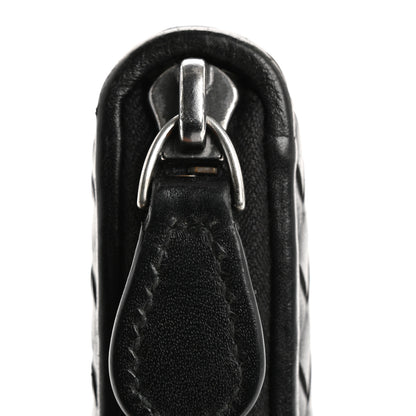 Bottega Veneta Nappa Intrecciato Zip Around Wallet Black 17 of 17