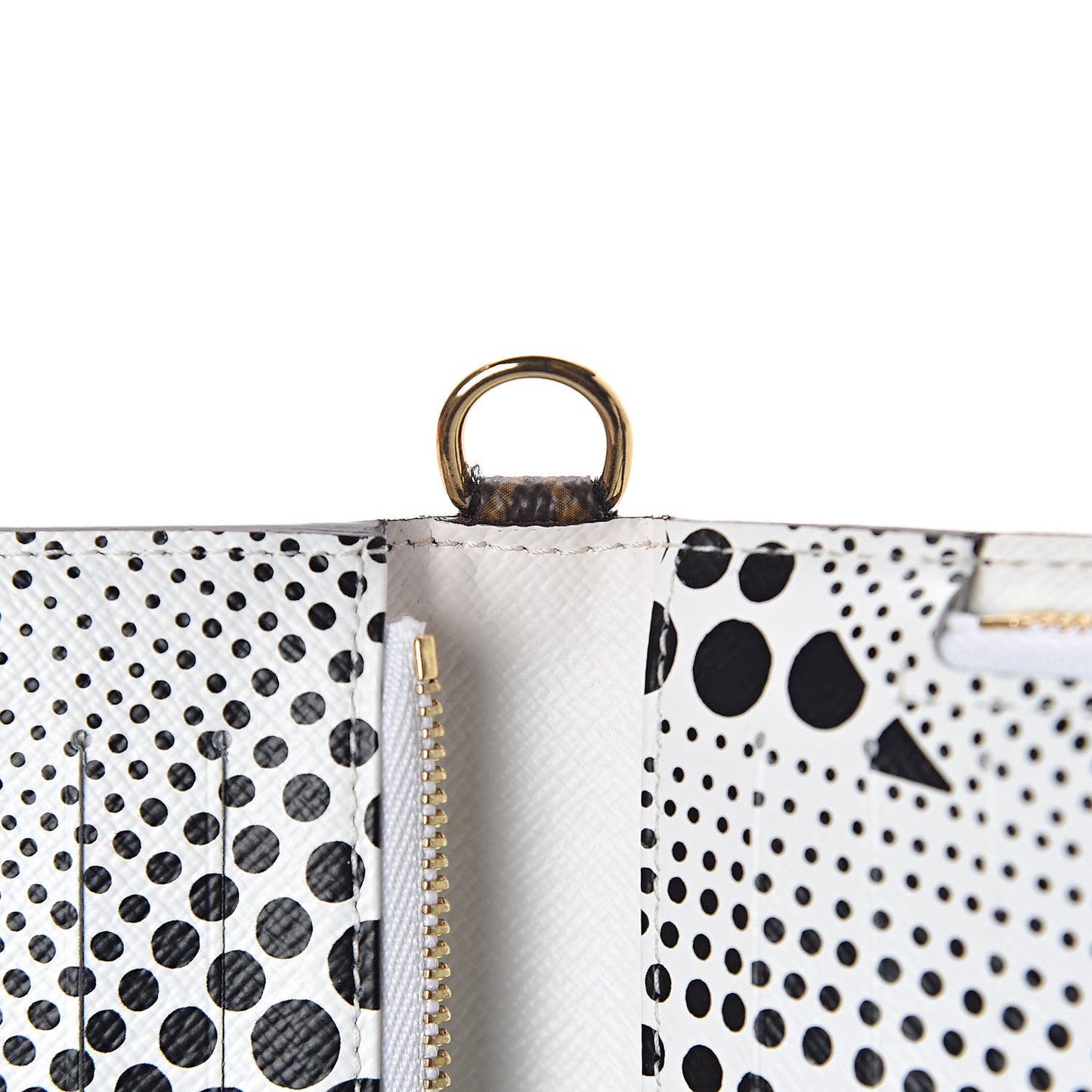 Monogram Kusama Waves Insolite Wallet White