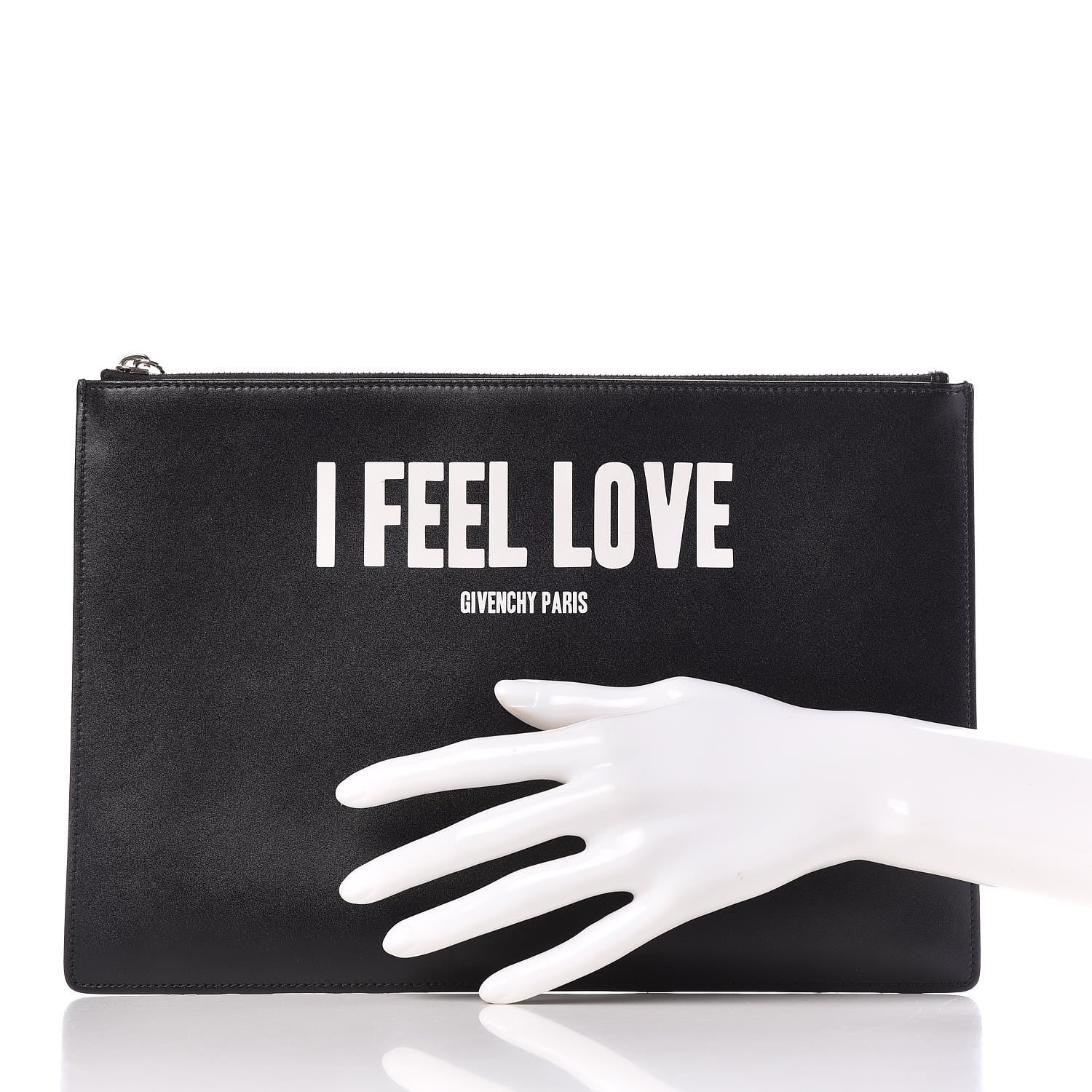 Givenchy Calfskin I Feel Love Medium Pouch Black 2 of 8