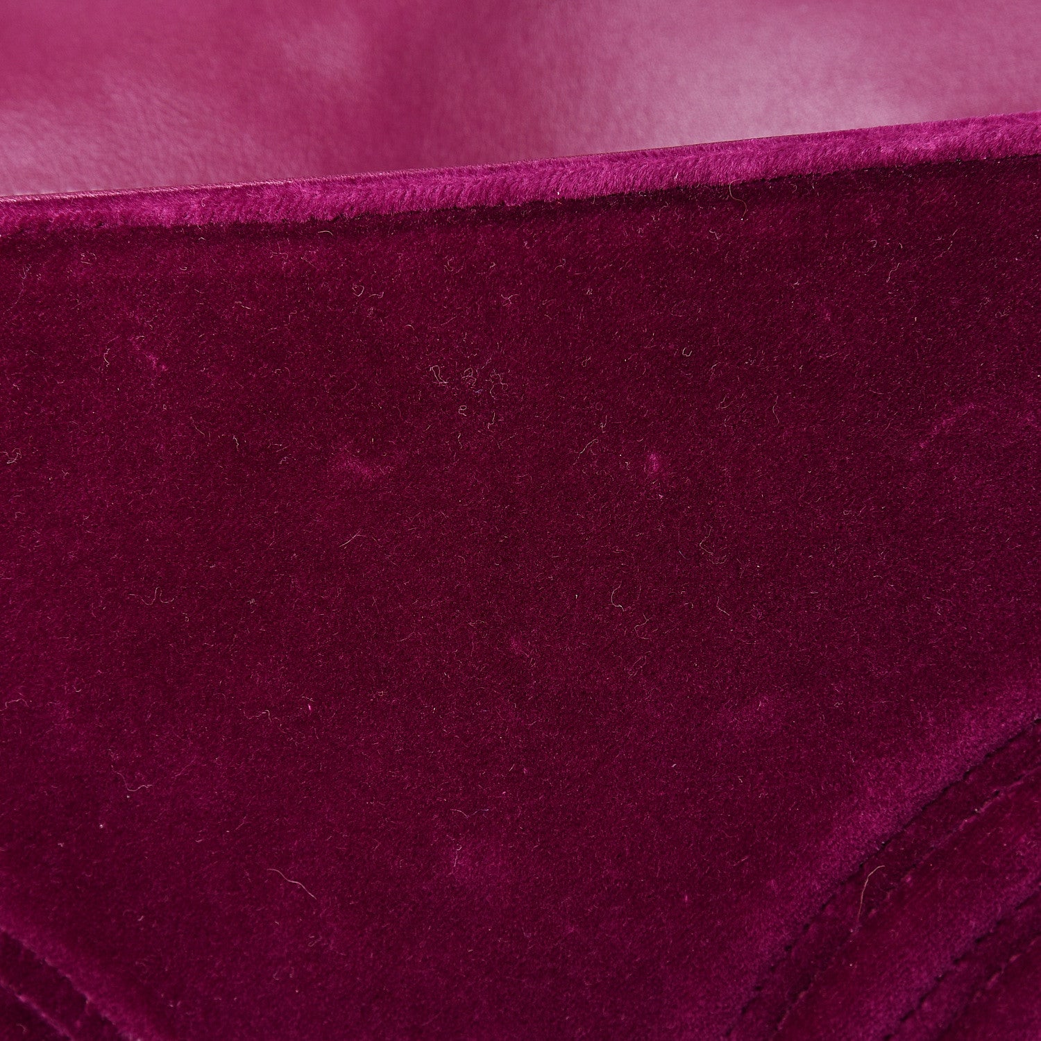 Gucci Velvet Matelasse Medium GG Marmont Shoulder Bag Fuchsia Violet Cyclamen 11 of 13