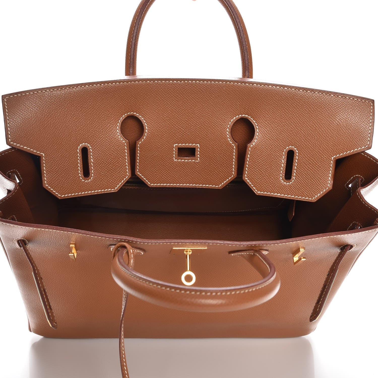 Hermes Courchevel HAC Birkin 32 Gold 10 of 31