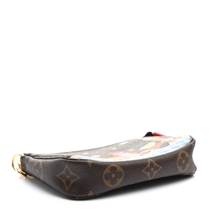 Louis Vuitton Monogram 2021 Christmas Animation London Mini Pochette Accessories Red 4 of 7