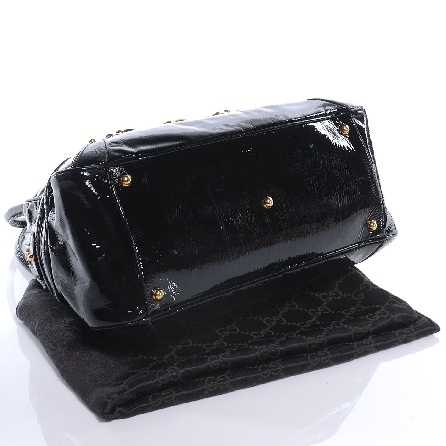 Gucci Patent Leather Wave Boston 4 of 7